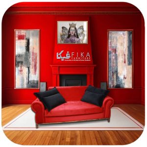 مبل تختخوابشو دونفره چستر فیلد فیکا